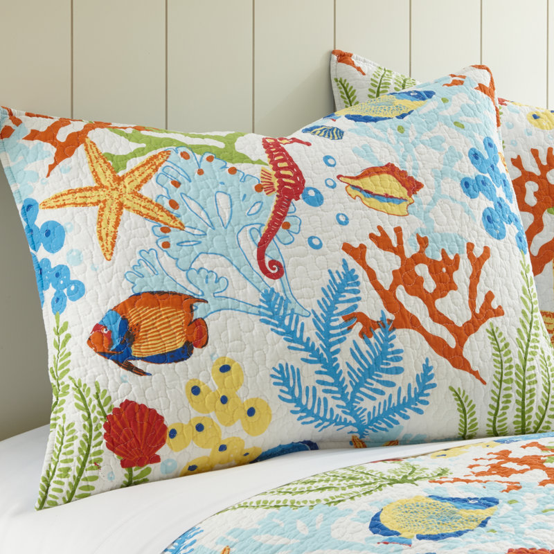 Portofino Quilt Set, King Quilt + 2 Euro Shams