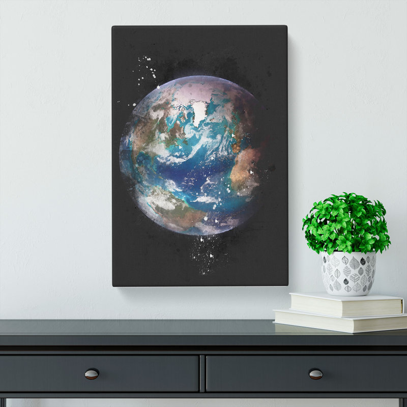 Blue Marble of Planet Earth - Wrapped Canvas, 91cm H x 60cm W x 3cm D