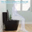 Toilette allongée une pièce à double chasse 1,1 / 1,28 GPF, certifiée Water Sense, hauteur du fauteuil confortable avec surface vernie antimicrobienne (siège inclus)-89181560-121283082