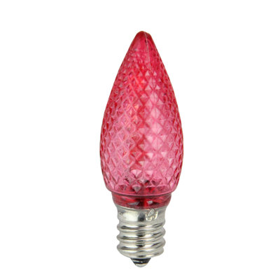 Faceted Transparent LED C7 Christmas Replacement Bulbs