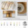 1-Light Semi Flush Mount Chandelier with Crystal Shade