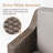 74'' Outdoor Sectional Patio Sofa with Cushions-1086311755