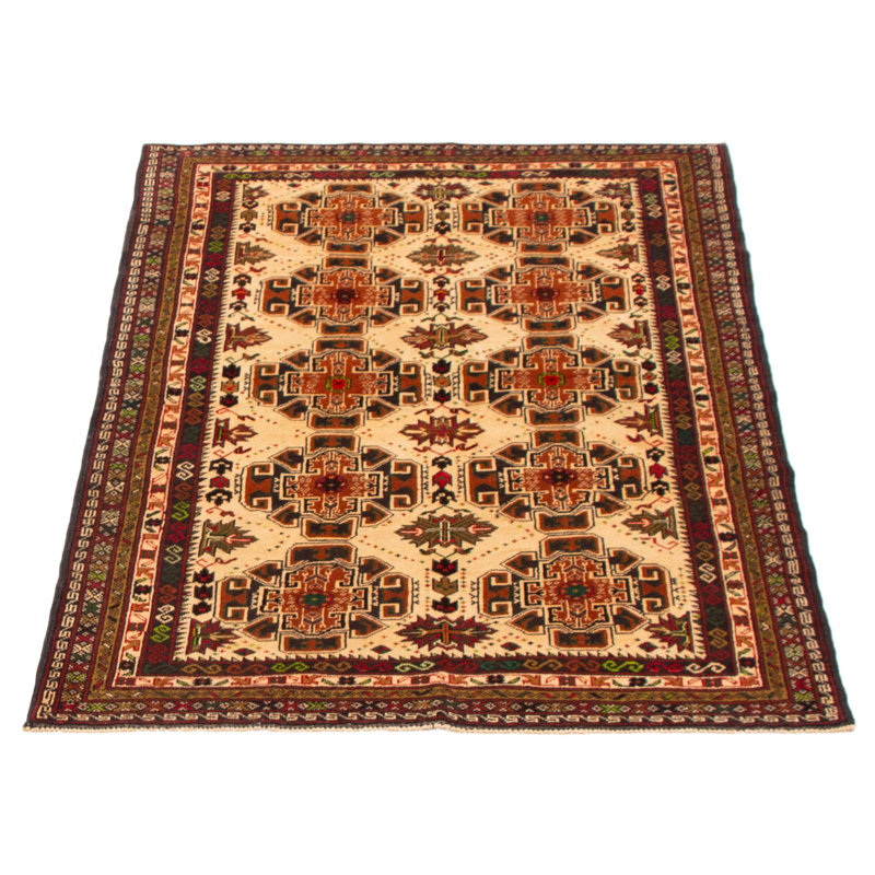 Tapis beige Teimani 3 pi 9 po x 5 pi 11 po