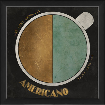 « americano », impression encadrée