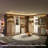 20.2'' - 96'' W Closet System with Wooden Drawers and Hanging Rods(cut To Fit)-1876302216