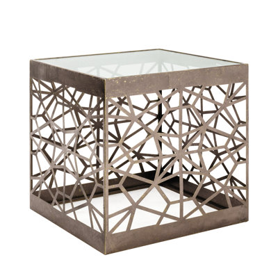 Despres 50cm W Metal Bedside Table