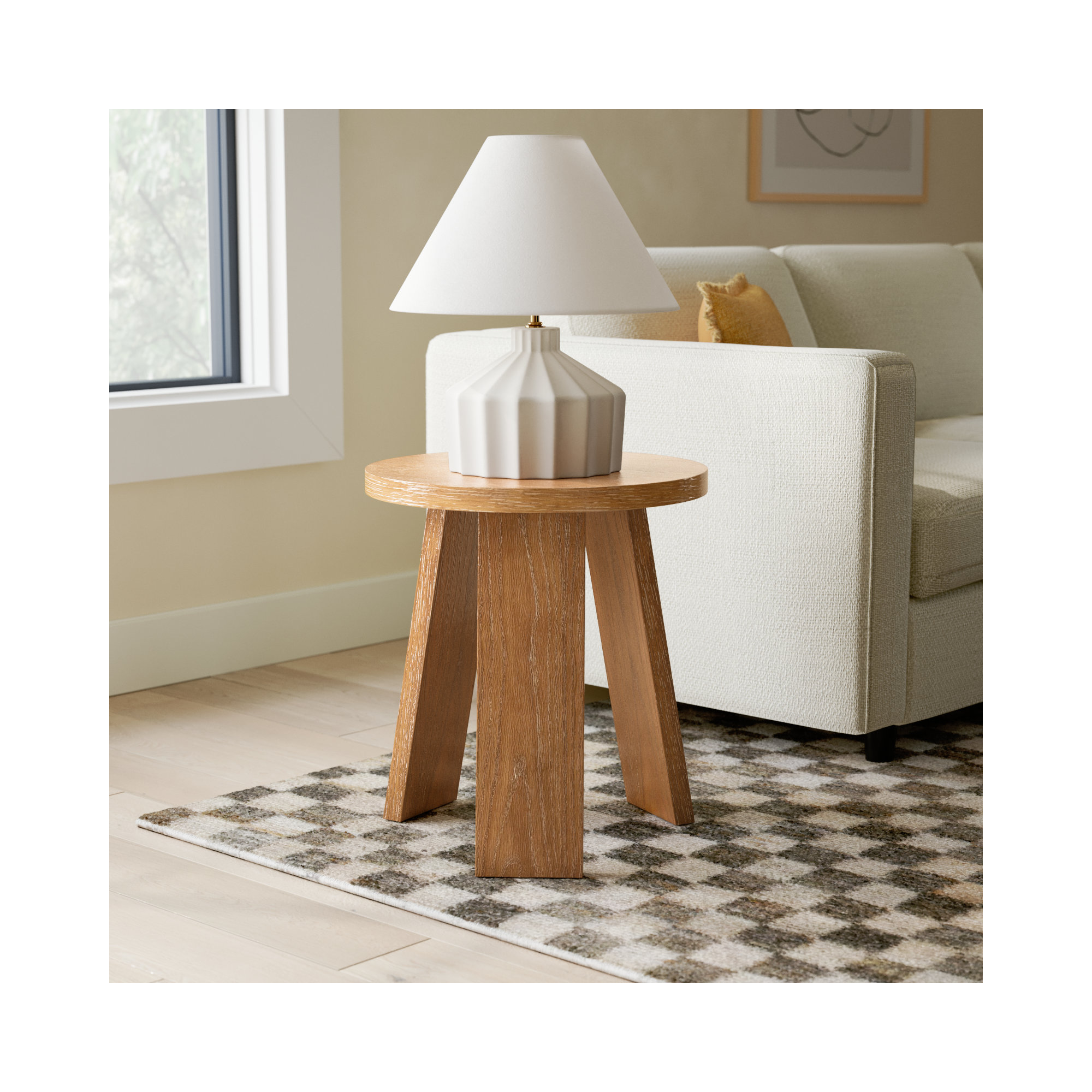 Mattelynn Accent Table, Rustic Oak