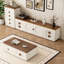 Devanna 2 - Piece Solid Wood Solid Wood Top Living Room Table Set