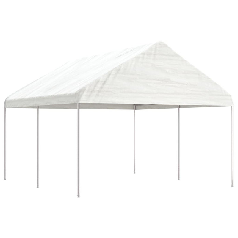 Dakota Fields Gazebo With Roof White 4.46X4.08X3.22 M Polyethylene