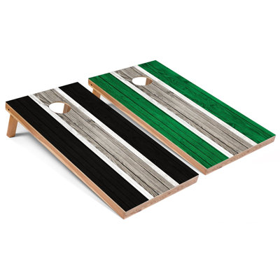 Striped Regulation 2x4 Cornhole Board Set