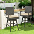 Tabouret de bar 59 po avec coussin Alzado