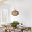 Coastal-Style Rattan Pendant Light for Dining Room-1852047442