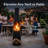59" Black Finish Steel Outdoor Chiminea Fire Pit with Built-In Log Holder