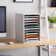 Literature Desktop Organizer With 11 Compartments
