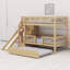 Lit superposé Kids Sleep & Play avec escalier de rangement, glissade et lit gigogne-888870194