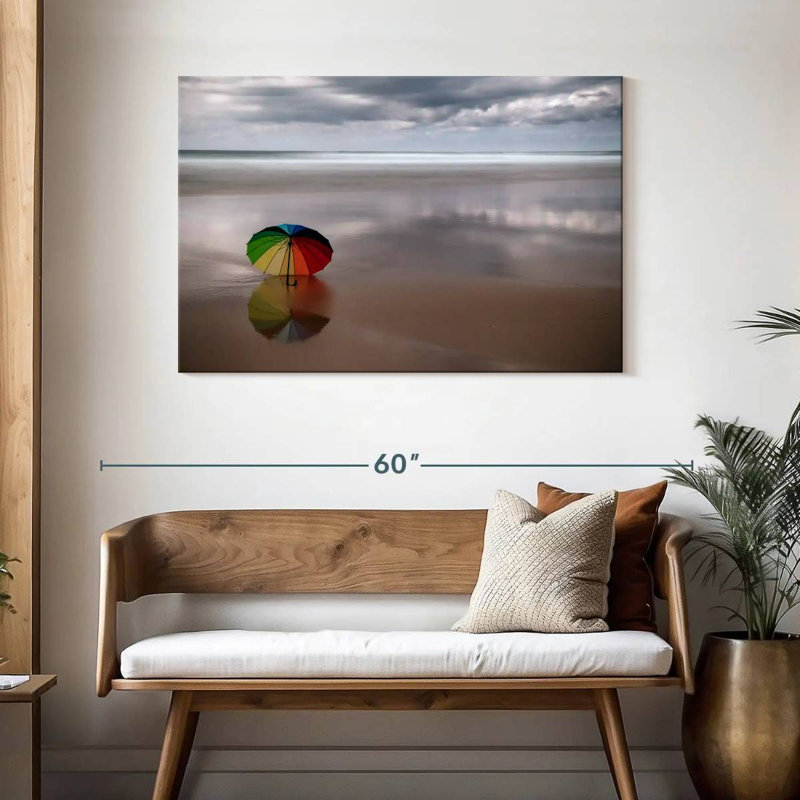 Gillard Rainbow Beach Umbrella, 30" H x 45" W