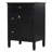 Modern Black Bathroom Vanity With Sink, Solid Wood And Mdf, Space-saving Design