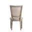 Ensemble de 2 chaises d'appoint en tissu récupéré Gabrian
