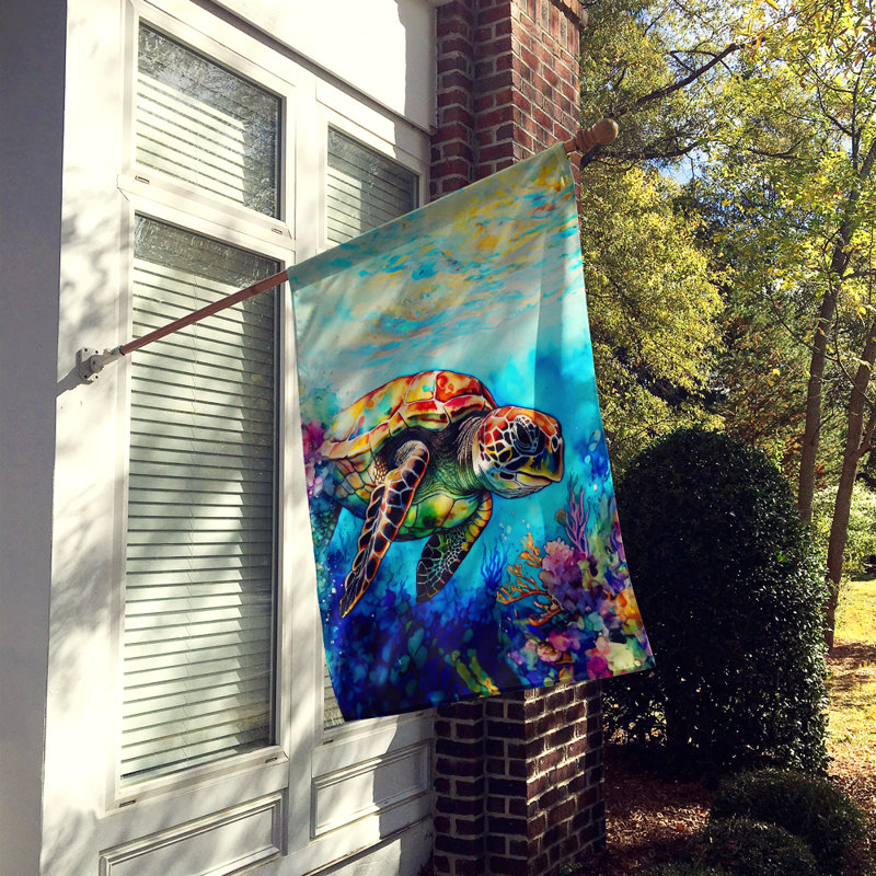Drapeau de maison en polyester à double face H 40 po x l 28 po