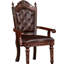 Chaises avec accoudoirs 2 pièces Traditional