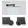 12 inch Shower Faucet System Wall Mounted Rainfall Shower Head with Handheld Sprayer Waterfall Tub Spout and Rough-in Valve