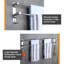 Chanelle 49cm 2 Wall Towel Bar