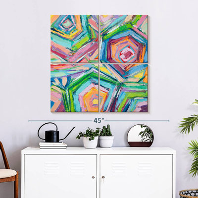 Avery Geometric Beach Umbrellas