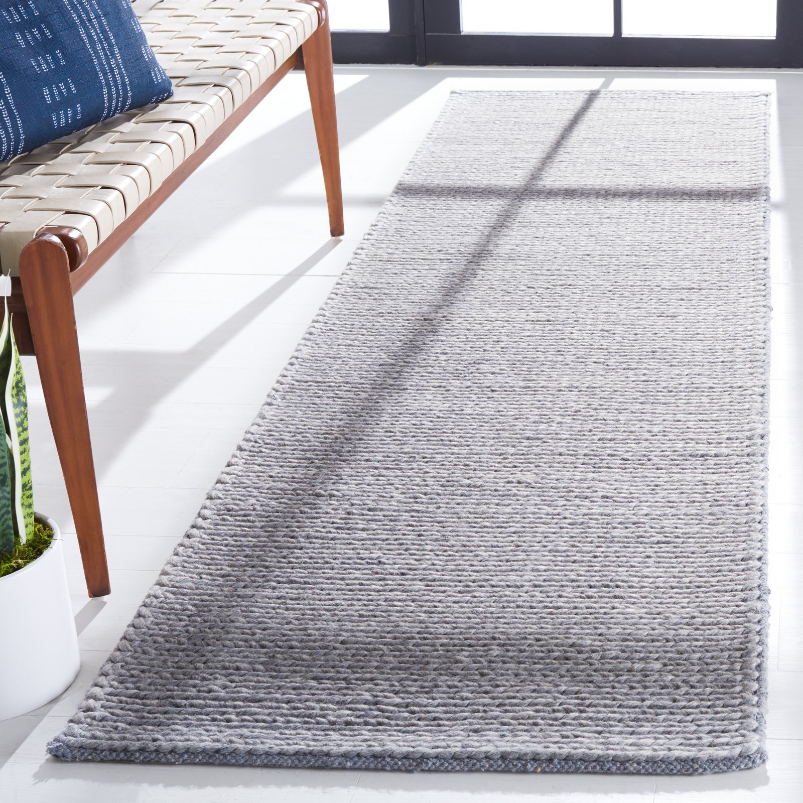 Ginseng Handmade Steel Rug, Runner 2'3" x 8'