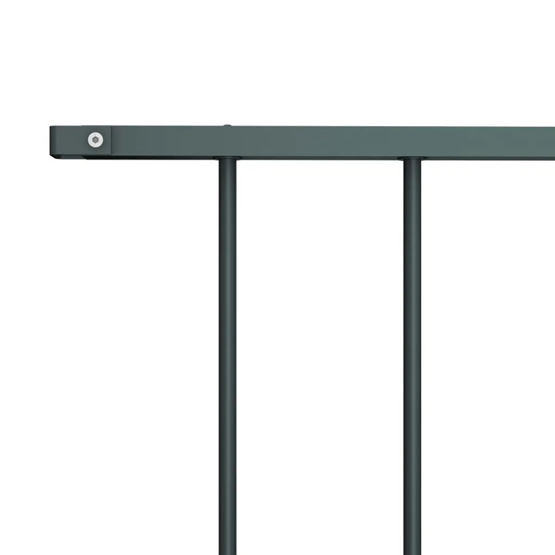 Trinton  Fence Panel Powder-coated Steel 1.7x1.25 m, Anthracite
