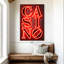 Enseigne néon de casino-480055148