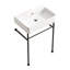 Lavabo de salle de bain autoportant 24 po * 16,5 po * 34,65 po
