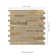 Wave Interlocking Pattern Natural Stone/Glass Mosaic Tile