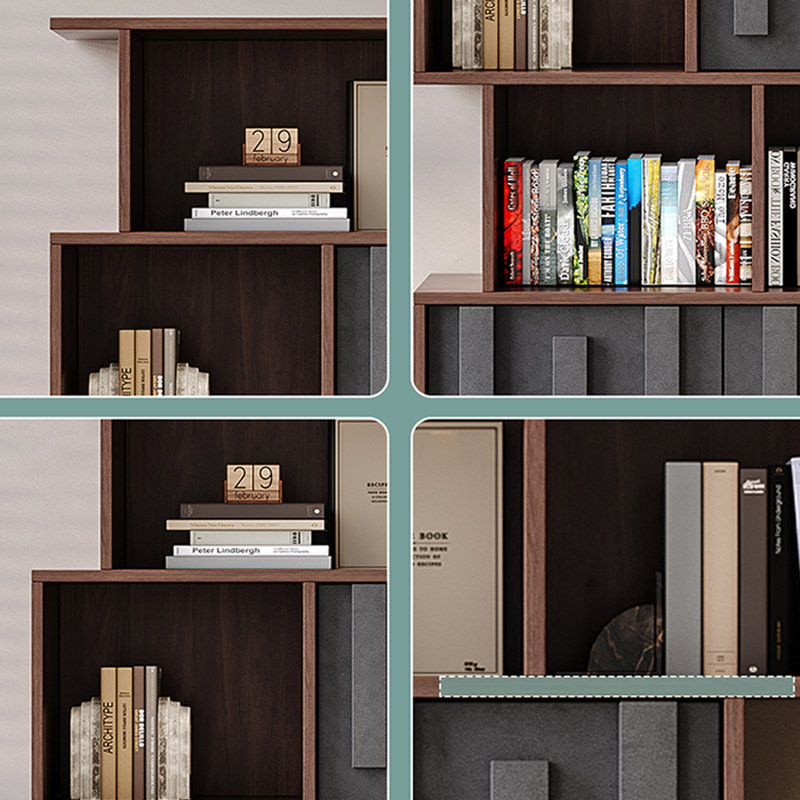Majed, (3 tablettes) H 57,09 po x l 39,37 po x P 13,78 po, Brun