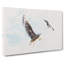 Pair Of Flying Seagulls Watercolour - Wrapped Canvas Print-56657273