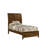 Bangor Wood Twin Bed, Brown-1441930635