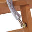 Arianna 2 Person Rubberwood Porch Swing