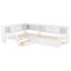 Lit simple en L avec lit gigogne et tiroirs de rangement-1269453159