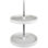 24" Diameter Round Plastic Lazy Susan Set with Twist and Lock Pole