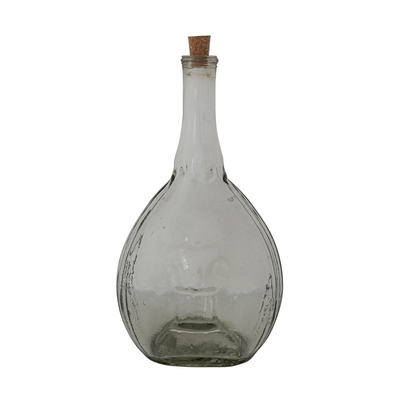 Carafe en verre avec bouchon en liège