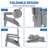 Buvana HDPE Folding Adirondack Chair-313151945