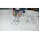 Julia Curved LED Ceiling Lights Fixture, 3 Built-In LED Boards, 18W 1800 Lumen, Neutral White Light 4000K