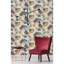 Rouleau de papier peint l 33 pi x l 20,5 po impressionniste floral-37360196
