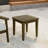 Solid Wood Teak Outdoor Side Table-114980236