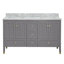 Meuble-lavabo double 60 po Troyanek