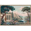 Papier peint classique paysage méditerranéen décoratif néoclassique-270281363-270281361
