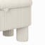Banc de rangement rembourré avec couvercle relevable