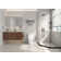 Grosofi 1.1/1.6 GPF Dual Flush Compact Elongated One-Piece Toilet in White for Space Saving (Seat Included)