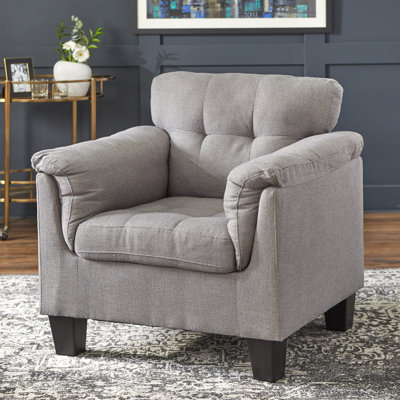 Border Upholstered Armchair