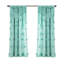 Panneau de rideau simple semi-diaphane à motif floral avec passe-tringle Riley-70606852-40368704