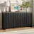 Accent Sideboard Buffet Wooden Credenza Storage Cabinet With 4 Doors-1680576520